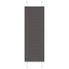 Black Pleated Blind 45X100 Cm Fabric Width 44.4Cm