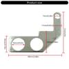 Headlamp Spotlight Button Switch Bracket Motorbike Modification Accessories Universal 22mm Handlebar Mounted Bracket