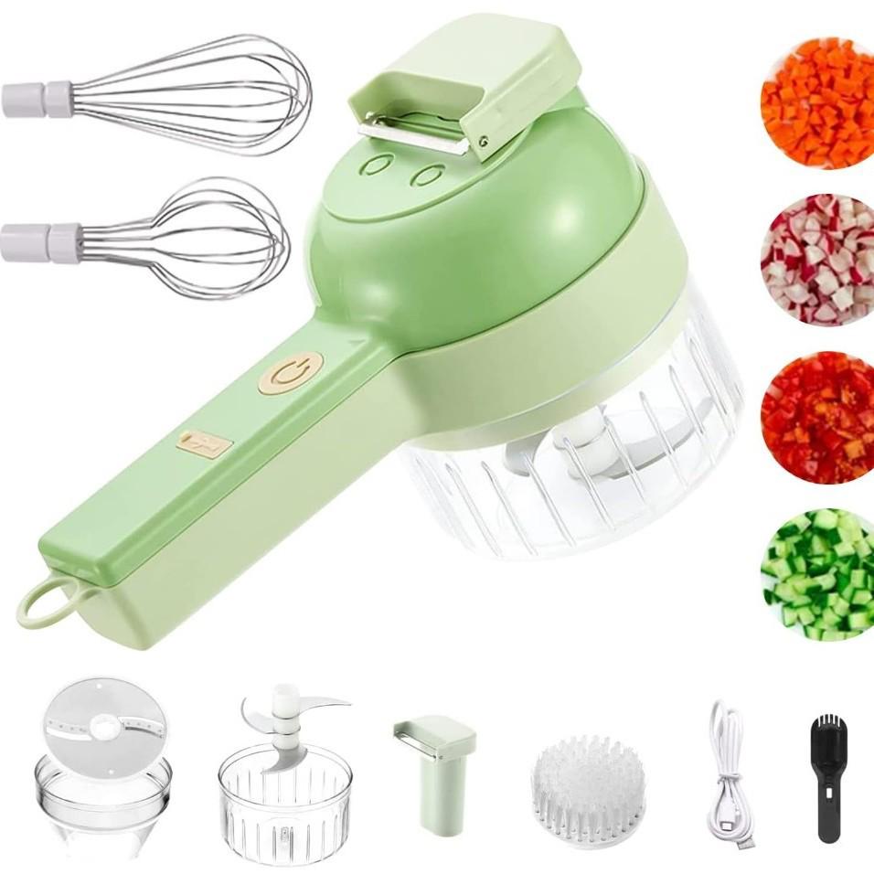 Electric Multi-Function Vegetable Cutter & Garlic Pounder