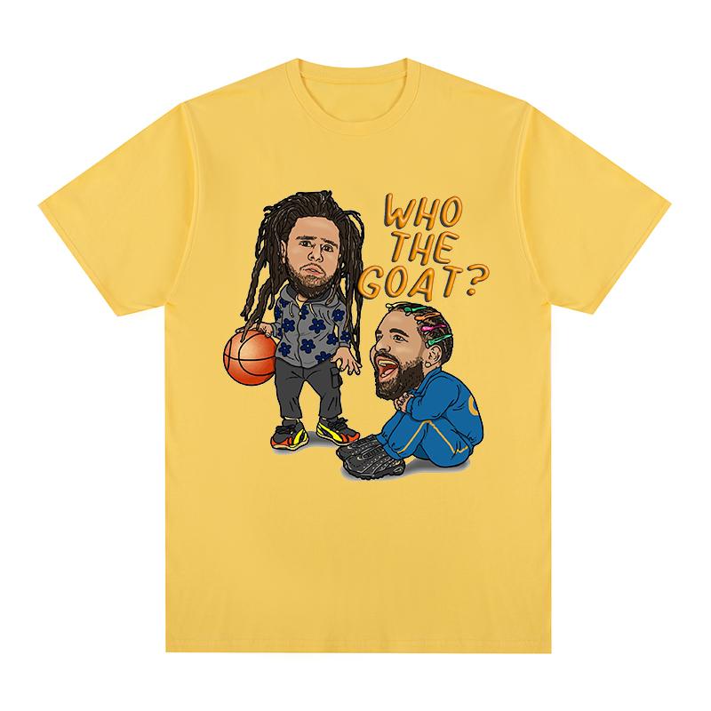 Who The Goat Drake J Cole Vintage Tshirt Cotton Men T Shirt New TEE TSHIRT Womens Tops
