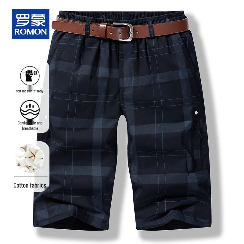 ROMON Men s Summer Cotton Cargo Shorts 2XL