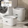 Large Portable Laundry Basket - Breathable, Plastic Storage Bin for Dirty Clothes In Bathroom or Dormitory