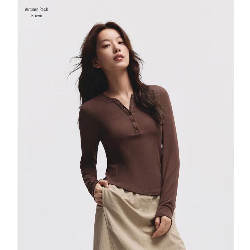 Jiaoxia Women s Thermal Henley Base Layer Top SF027 M