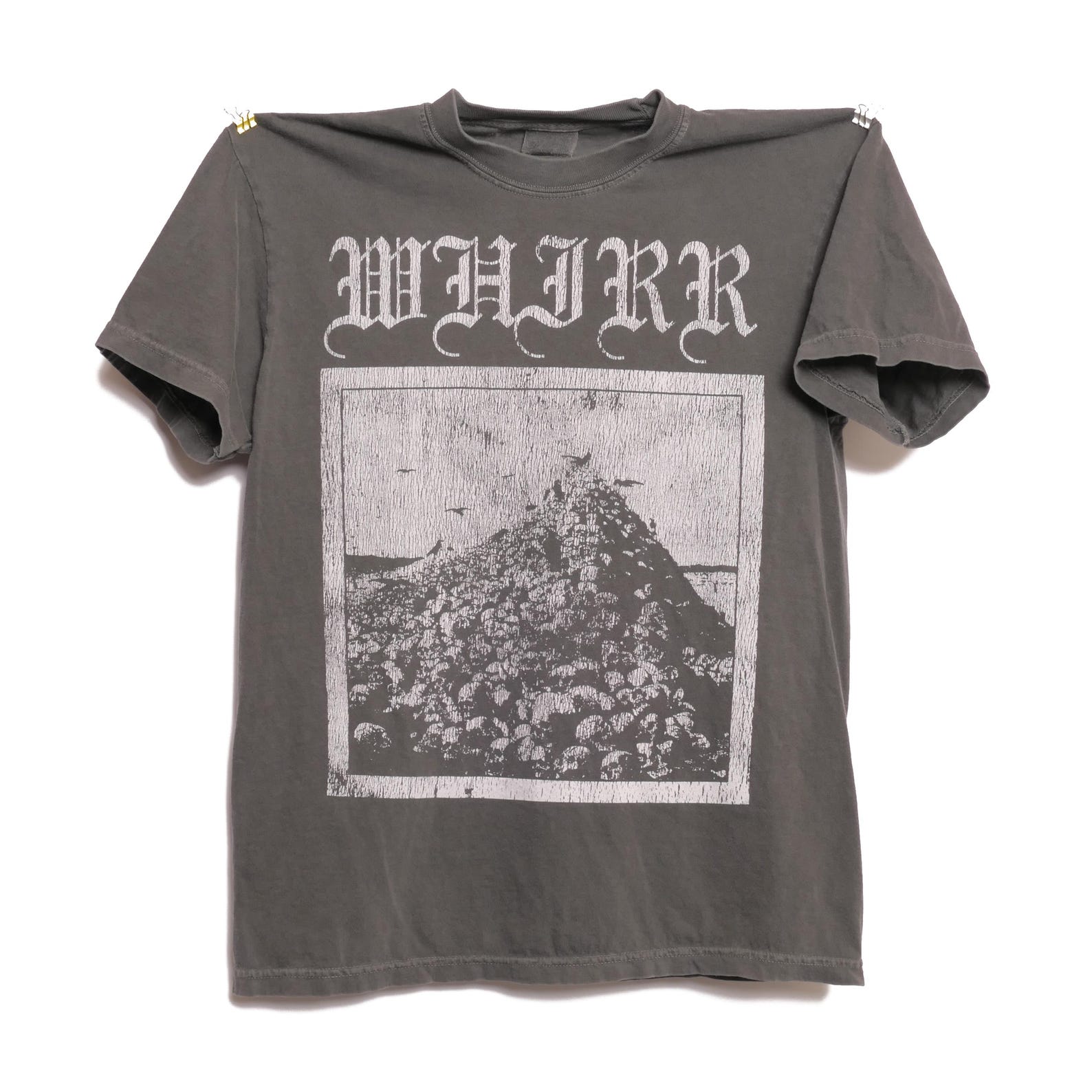 WHIRR Shoegaze UK Band Tee I Want You Around Tour Ambient Noise Punk Alternative Grunge Band Shirt Slowdive Skull Mountain Shoegazer - Med S