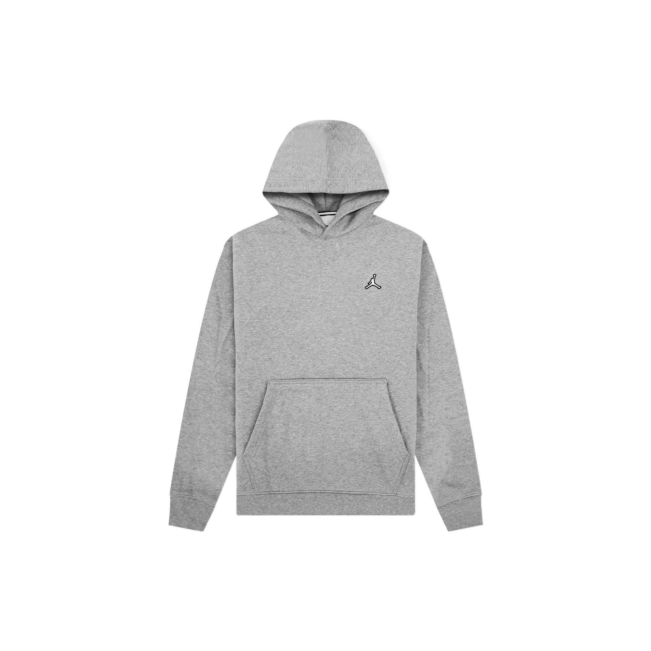 Air Jordan Logo Popover Hoodie  Grey  Men s DQ7466-091 M