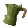 Herd Moka Pot Professionelle tragbare Doppelventile Vintage-Stil Aluminiumlegierung Kaffeemaschine Topf