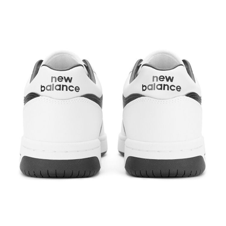 New Balance Nb 480 Low Synthetic Leather Durable Lightweight Low-Top Skate Shoes Unisex Skate Shoes Black White BB480LAB
