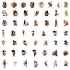 Dragon Ball & One Piece Waterproof Graffiti Stickers - 50/100 Pack for Phone, Fridge, Luggage, Notebook & Journal Decoration