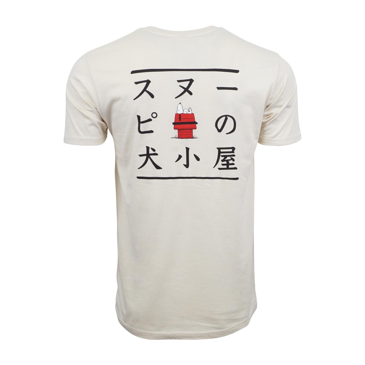 The-Peanuts-SNOOPY JAPANESE CHARACTER T SHIRT M