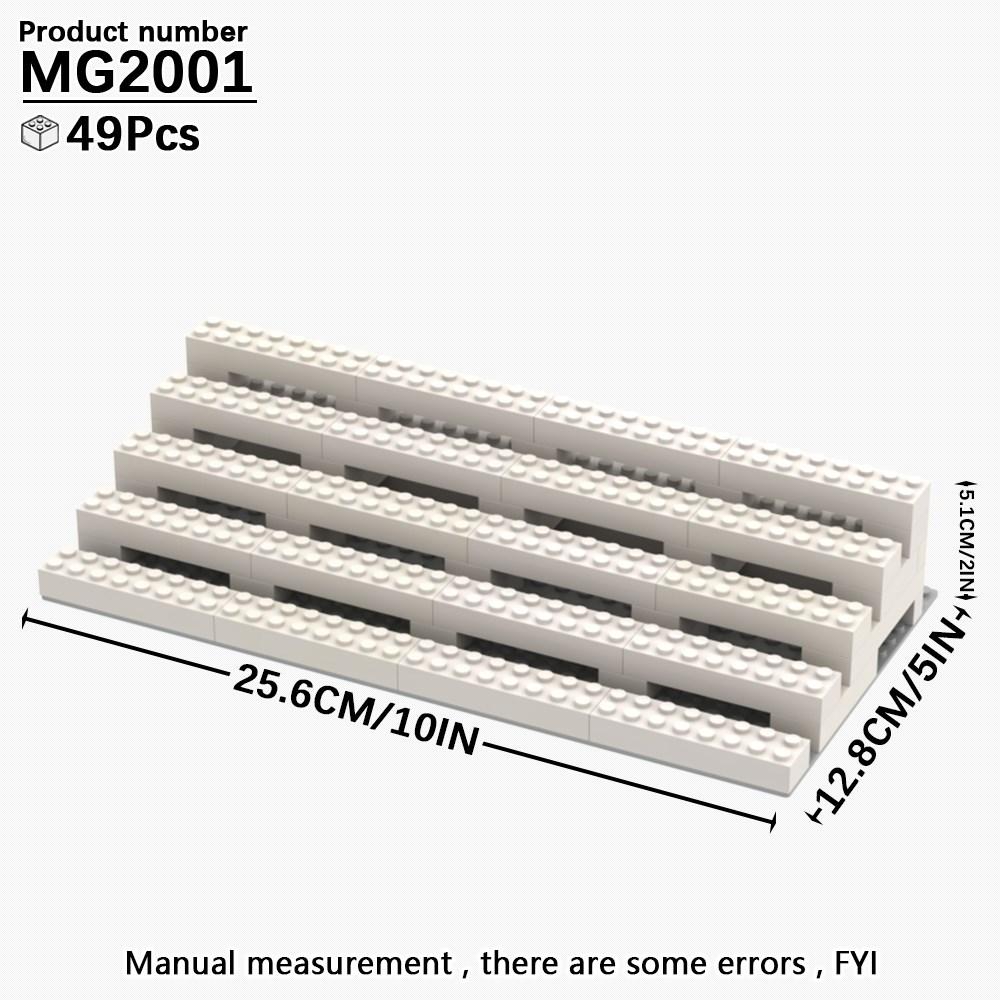 MOC Stand Movie Anime Military Action Figure Display Stands Box Blocks Compatible 75257 05007 75105 High-Speed Championed Block Bricks Toys Playsets
