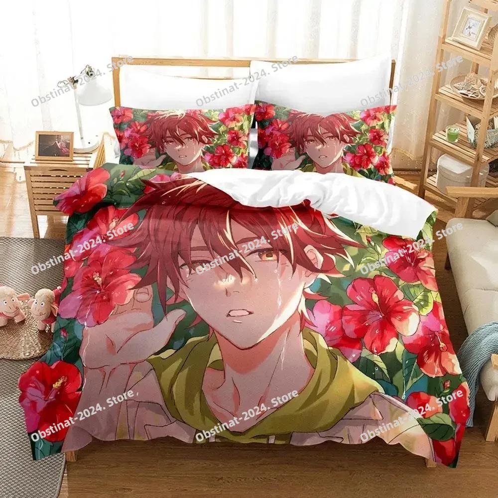 New SK8 the Infinity Beding Set Single Twin Ful Quen King-Sized Dimensionsd Dimensions Bed Linen Set Adult People Kid Bedrom Duvet cover Sets Anime