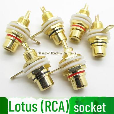 Gold-Plated RCA Audio Input Socket