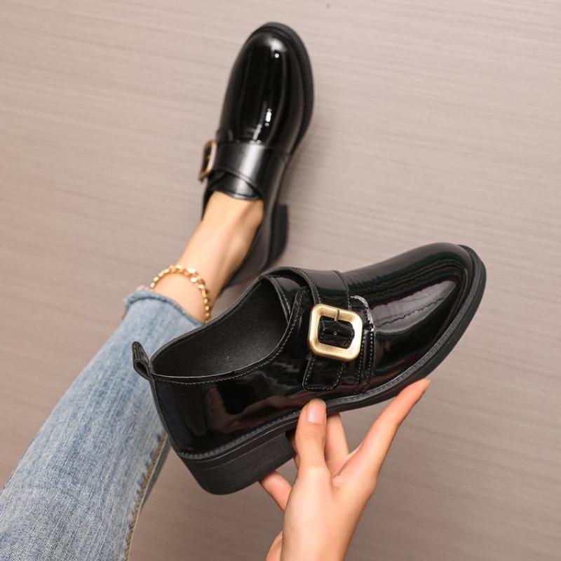 

Fashion Women s Shoes 2025 Brand Buckle Strap Women s High Heels Fashion Metal Decoration Office and Career New Plus Size Heels Women 36 чёрный