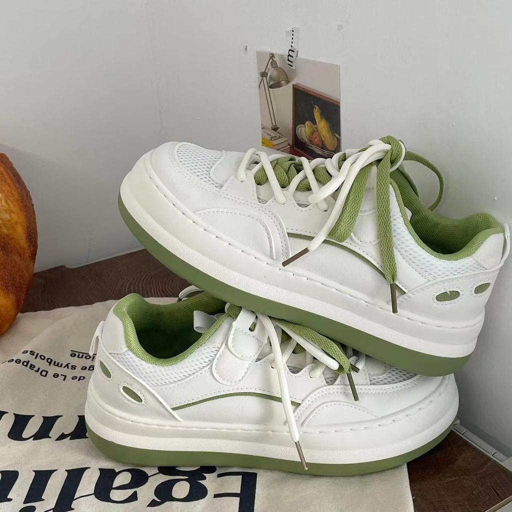 Big Head Shoes Women's Shoes Spring and Summer Mesh Breathable Casual Skateboard Shoes