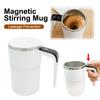 Magnetische, selbstrührende Kaffeetassen, tragbarer automatischer Mischbecher, wiederaufladbarer, selbstrührender Becher mit Thermometer für das Home-Office
