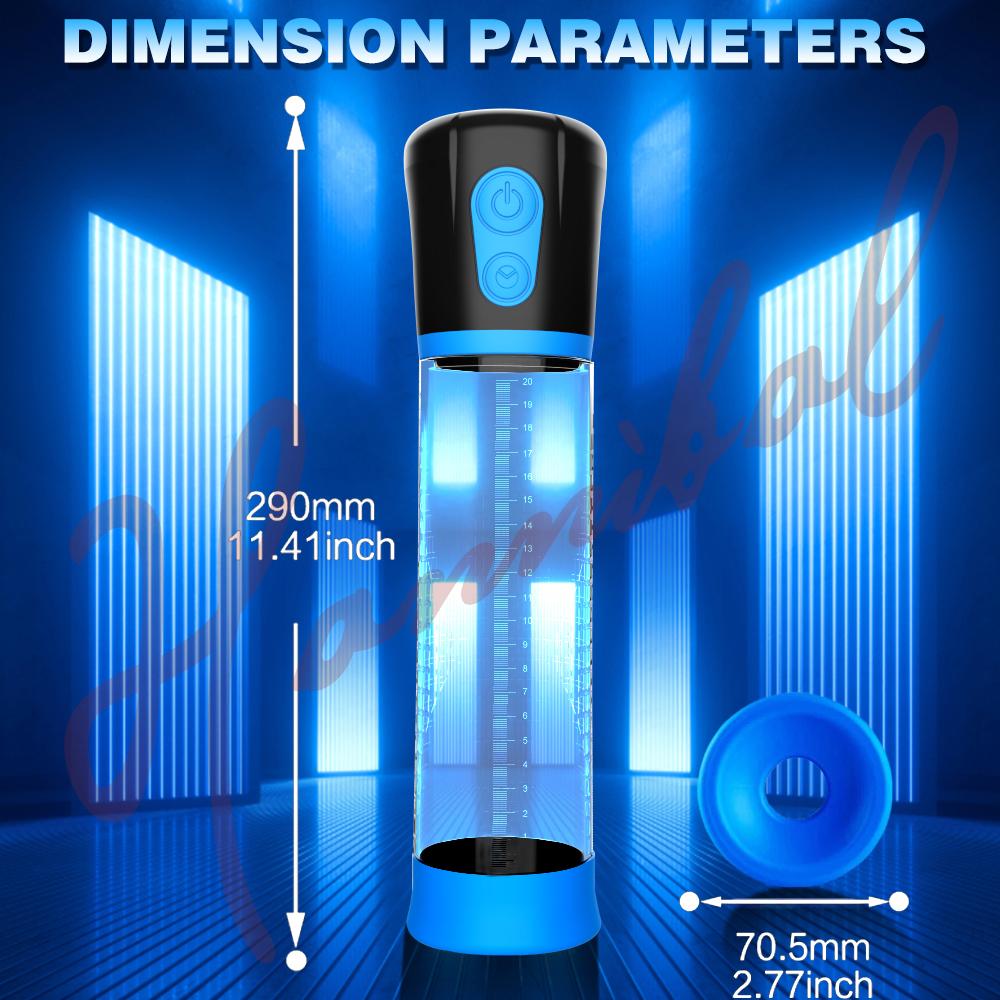 Hannibal Electric Penis Pump Penis Enlargement Extend Pump Penis Stimulation Male Masturbators Cup Dick Pump Sex Toys for