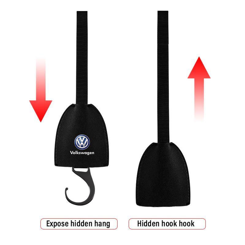 Auto Interior Organizers Hooks Car Back Seat Hook Headrest Hanger For Volkswagen Golf-5 6 7 MK6 Jetta Lavida Polo Tiguan Passat B5 B6 B7