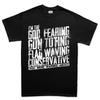 Black Cotton T Shirt God Fearing Gun Toting Conservative Style Unisexs Workout Muscle Fitness