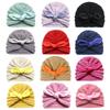 Autumn and Winter Baby Warm Knitted Hat, Baby Rabbit Ear Knotted Tire Hat, Children's Hat Hat