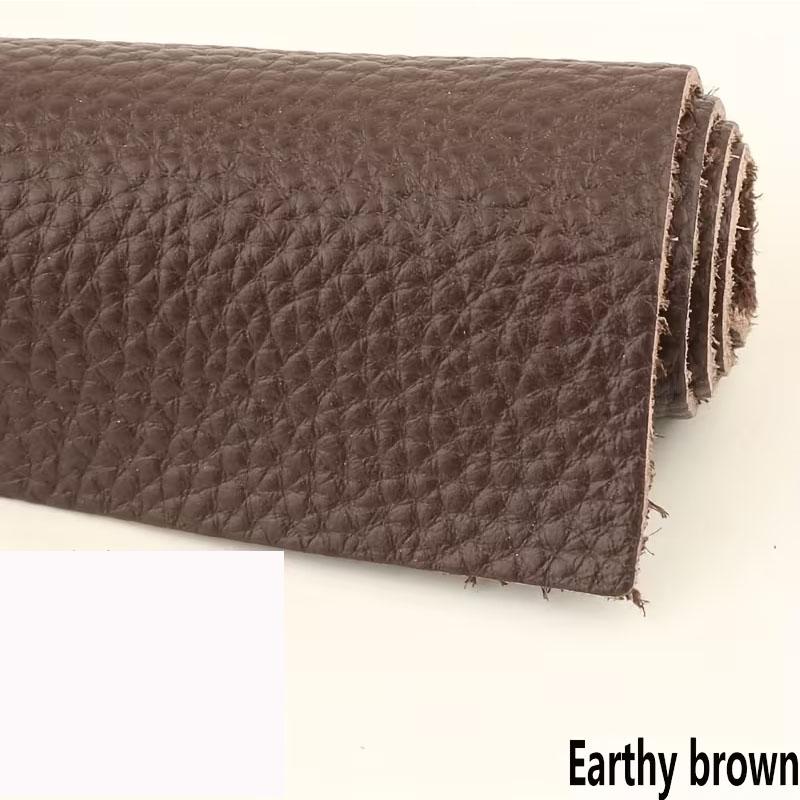 20 color head layer cowhide genuine leather material 1.5mm thickness lychee pattern genuine cowhide handmade DIY headboard sofa
