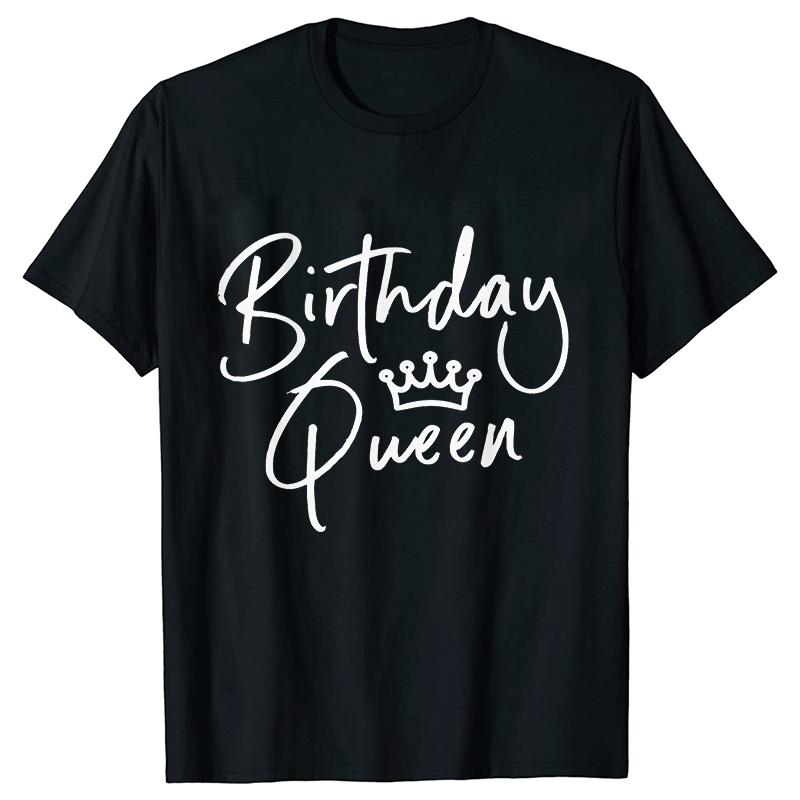 Damenkleidung Kurzarm Print T-Shirts Geburtstagsteam Grafik Reise Damen Oberteile T-Shirt Tee T-Shirt Beste Freunde T-Shirts