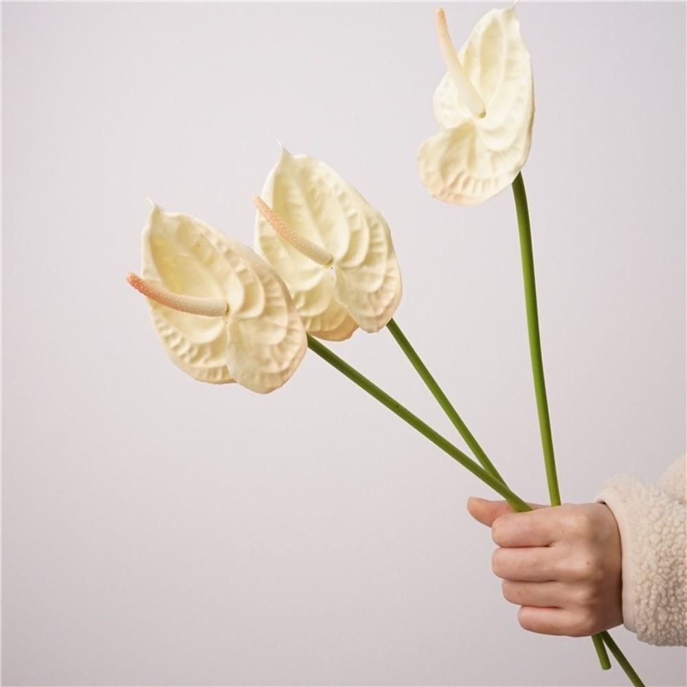 Wedding Background Artificial Anthurium Flower Home Decoration Party Floral Arrangement