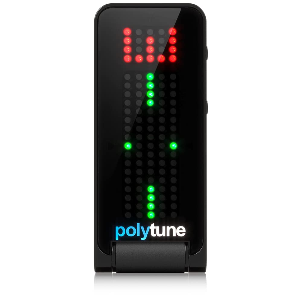 Tc Electronic Polyphonic Clip Black Tuner,