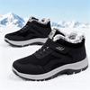 Women's Cotton Shoes Couple Velcro Women's Boots Thick-soled Non-slip Boots Women's Outdoor Versatile Cotton Boots Warm Mother Shoes