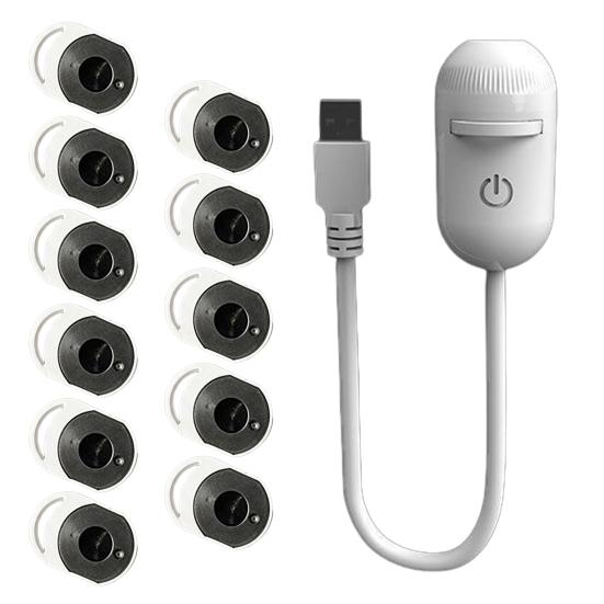 Starry Sky Projector Lamp Touch Control Night Light with Adjustable Brightness USB Portable 2-in-1 LED Nightlight for Kids Bedroom Car