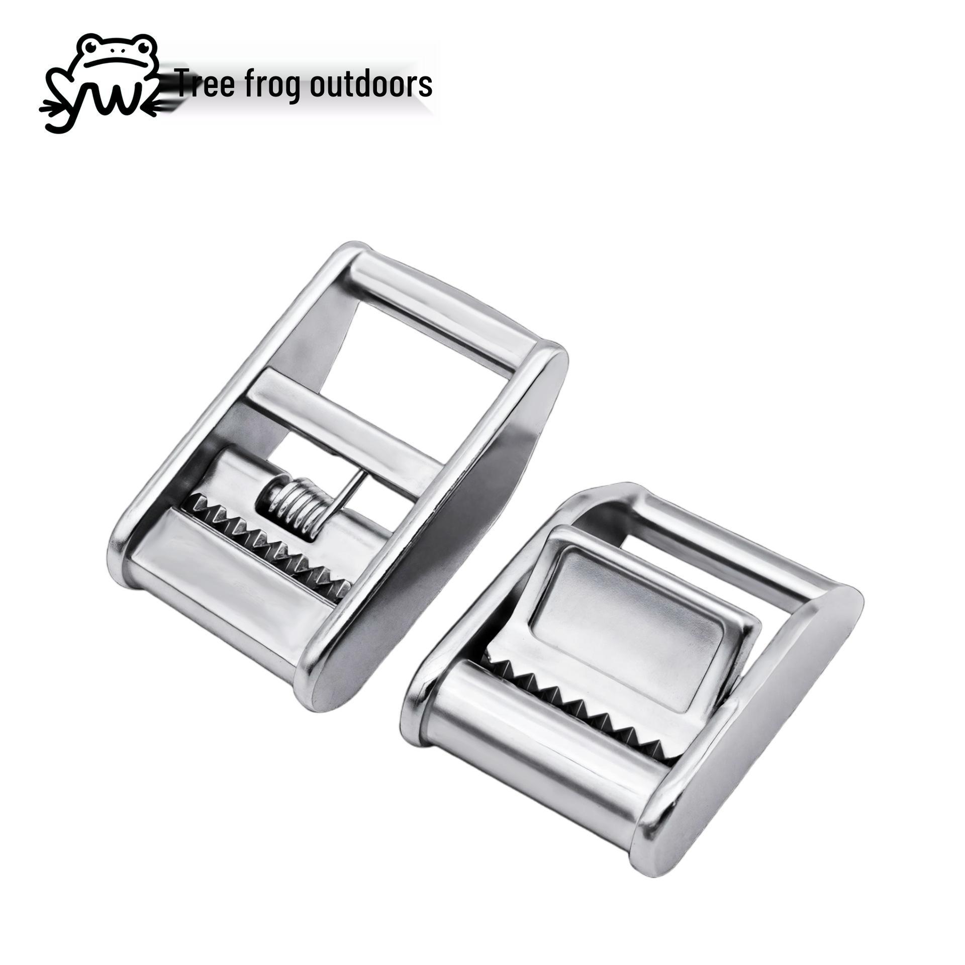 

Stainless Steel Webbing Cam Buckle Tie-Down Diving Belt Tightener 1 inch (25.4mm) - 304 - 43g