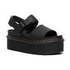 Dr.Martens VOSS Leather One Strap Sandals Women's Black 26725001
