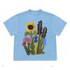 Streetwear Dopamine Plant Graphic T-Shirt Cotton Tshirt Unisex Tops Tees Summer Short Sleeves T Shirt