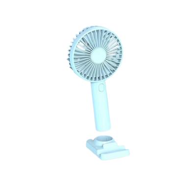 Handlicher Mini-Kühlventilator Sommer Wiederaufladbar Einstellbar 3 Geschwindigkeiten Tragbar Heißes Wetter Luftkühler Handyhalter Reise Zuhause