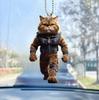Cat Carrying Cow Christmas Home Christmas Tree Ornaments Acrylic Flat Pendant Car Pendant Keychain Pendant