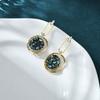 Crystal Earrings Women'S High-End Light Luxury Earrings Temperament Stud Earrings