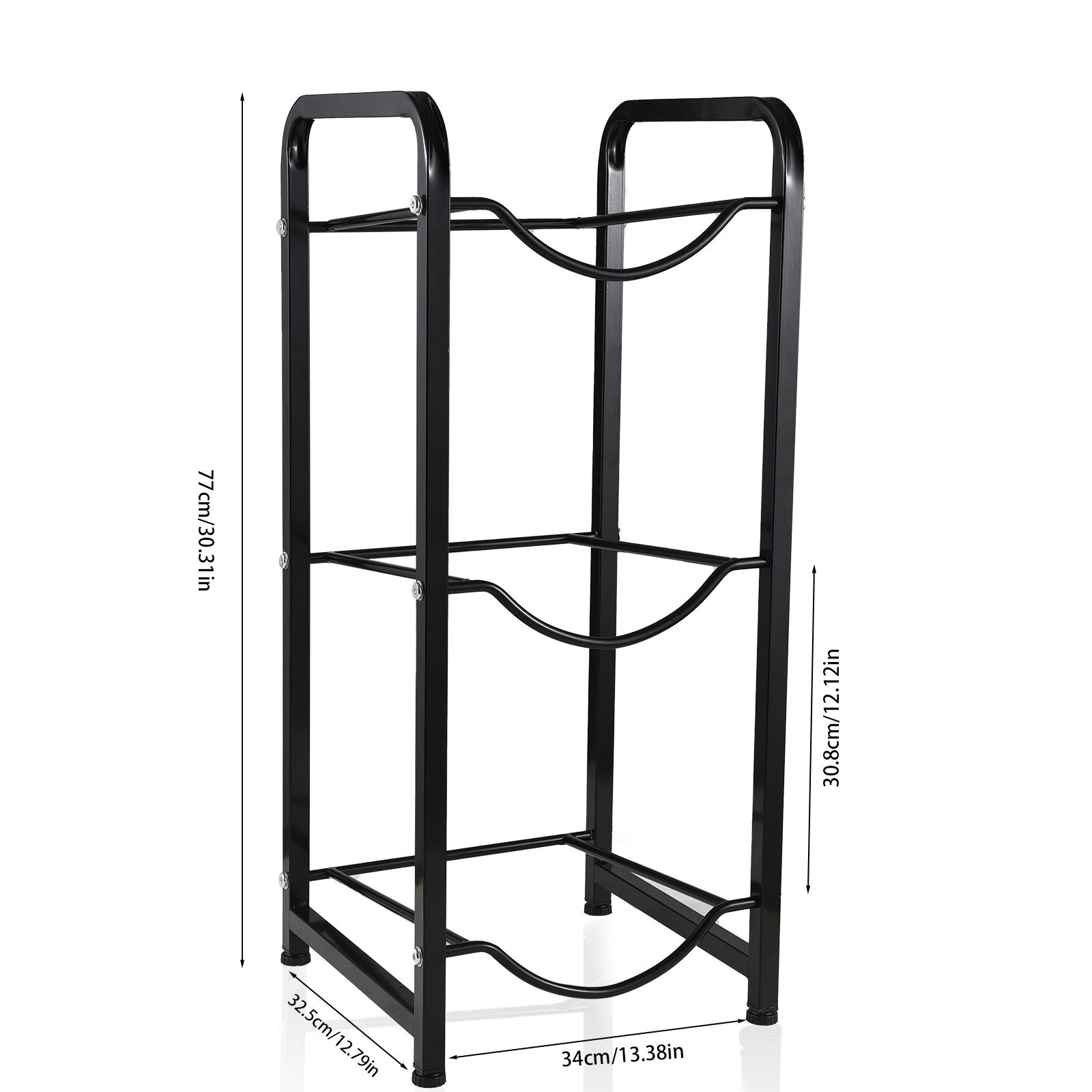 Water Cooler Jug Rack, 3 Tier Water Bottle Holder Detachable Water Bottle Holder for   Organization