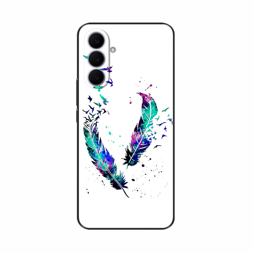 For Samsung Galaxy S25 FE Case Cute Cool Black Silicone Phone Cases For Samsung S25 FE 5G Case S25FE Back Cover Coque TPU Fundas