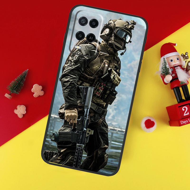 Military Army Special Forces Case For Oppo A38 A18 A58 A78 A98 A74 A94 A54 A80 A60 A40 A96 A76 A16 A15 A17 A57 A5 A6 Pro