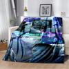 Coperta morbida in peluche Anime Avatar 70x100 cm Morbida Coperta in flanella di agnello Sherpa 3D Regalo per neonati e bambini Plaid Divano Camera da letto