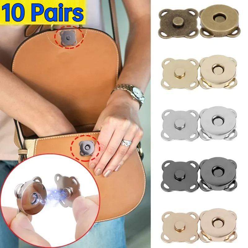 18mm Magnetic Buttons DIY Sewing Magnet Snaps Purse Clasp Closures Metal Wallet Button Bag Accessories Clothes Craft Buckles