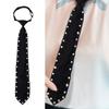 Uniform Black Ties For Janpanese JK Uniform Cosplay Accessory Neckwear jk seifuku Crystal Necktie with Rhinestones