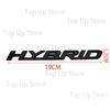 3D Metal HYBRID Logo Car Sticker Decals Rear Trunk Fender Door Emblem Badge for Lexus LS500 LX470 RX350 NX200 ES300 IS300 VH6