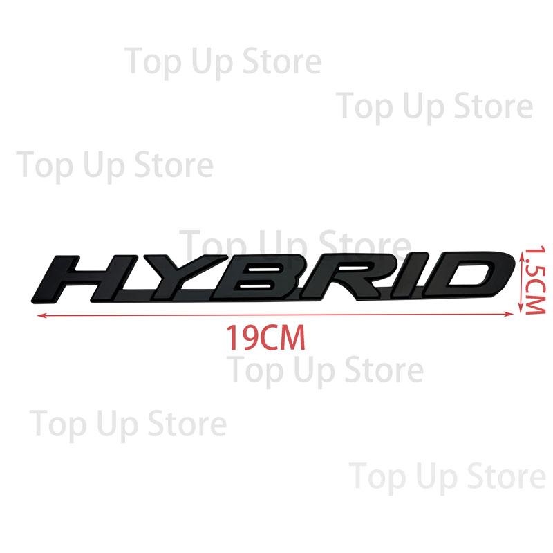 3D Metal HYBRID Logo Car Sticker Decals Rear Trunk Fender Door Emblem Badge for Lexus LS500 LX470 RX350 NX200 ES300 IS300 VH6