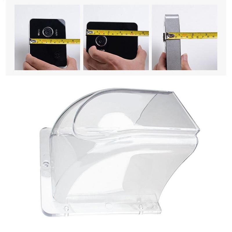 ABS Doorbell Rain Cover,Transparent Doorbell Waterproof Cover Weatherproof Protector Doorbell Attachment Durable