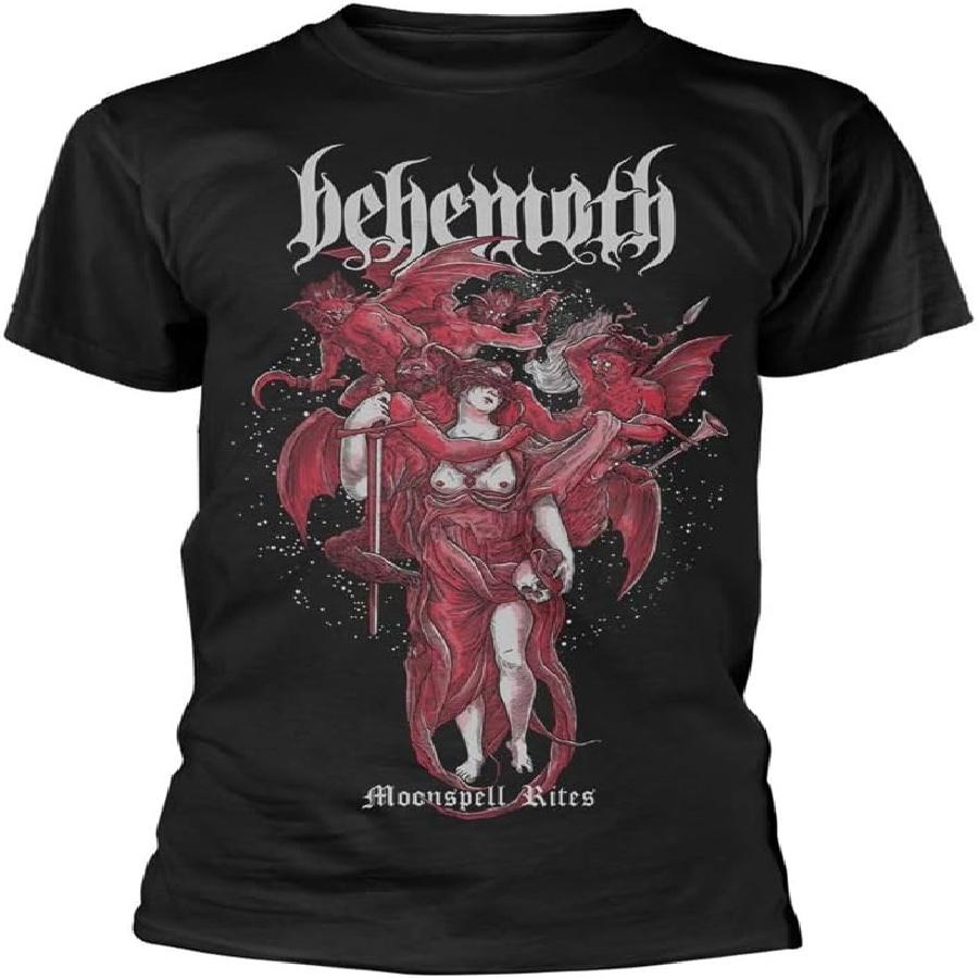 Behemoth Moonspell Rites Официальная футболка мужская унисекс S чёрный