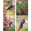 4pack Reflective Outdoor Rope Climbing Security Tent Rope Outdoor Guylines Rope Enhancing Nighttimes Safety