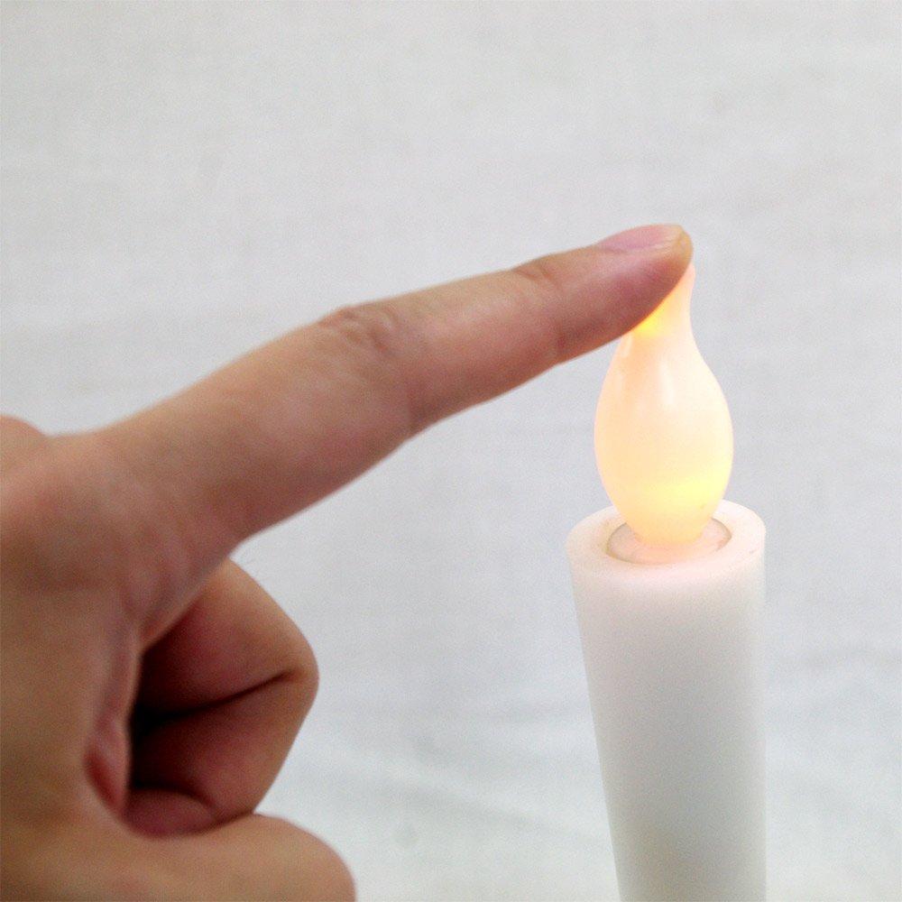 Soushinsha One-Touch Candle, Flameless Candle, Approx. 20.8cm H x 5.6cm W x 5.6cm D