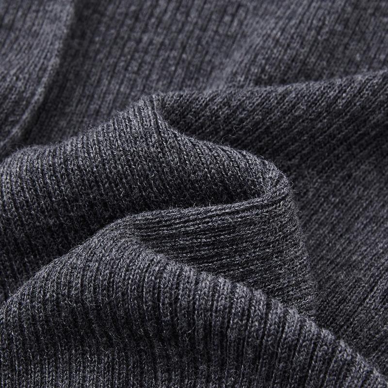 Women's Merino Wool Blend Semi-High Neck Slim-Fit Knit Sweater