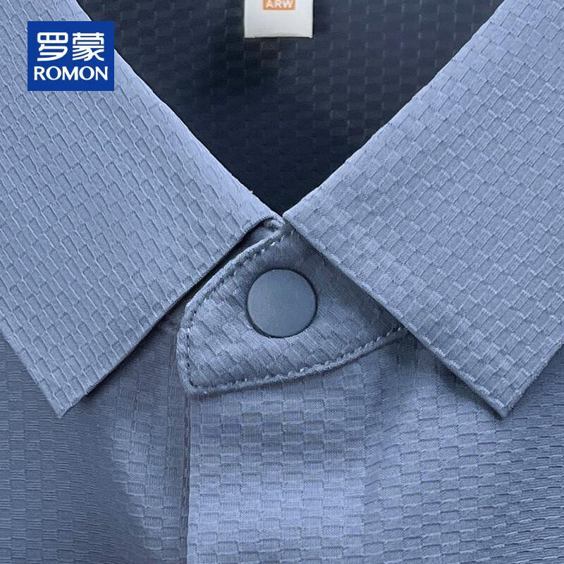 ROMON Men's Summer Cool-Touch Anti-Wrinkle Polo Shirt