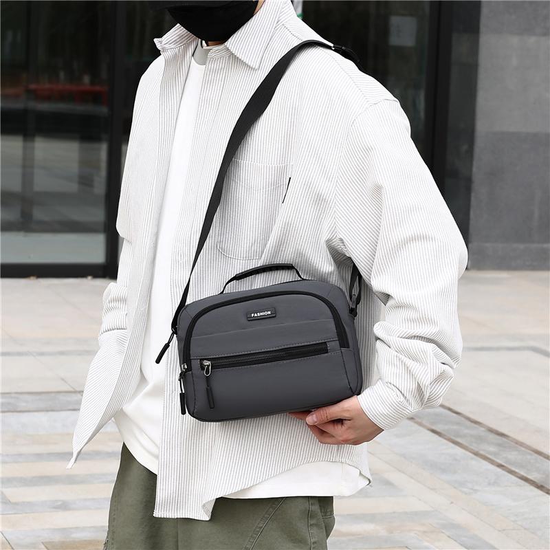 Sac bandoulière homme grande capacité style commuter sac à bandoulière unique mode loisirs sacs bandoulière homme